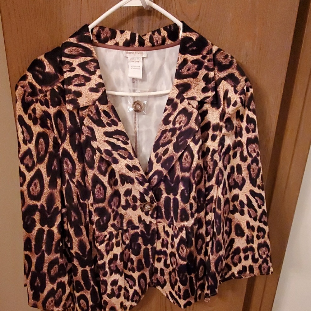 Leapord print jacket